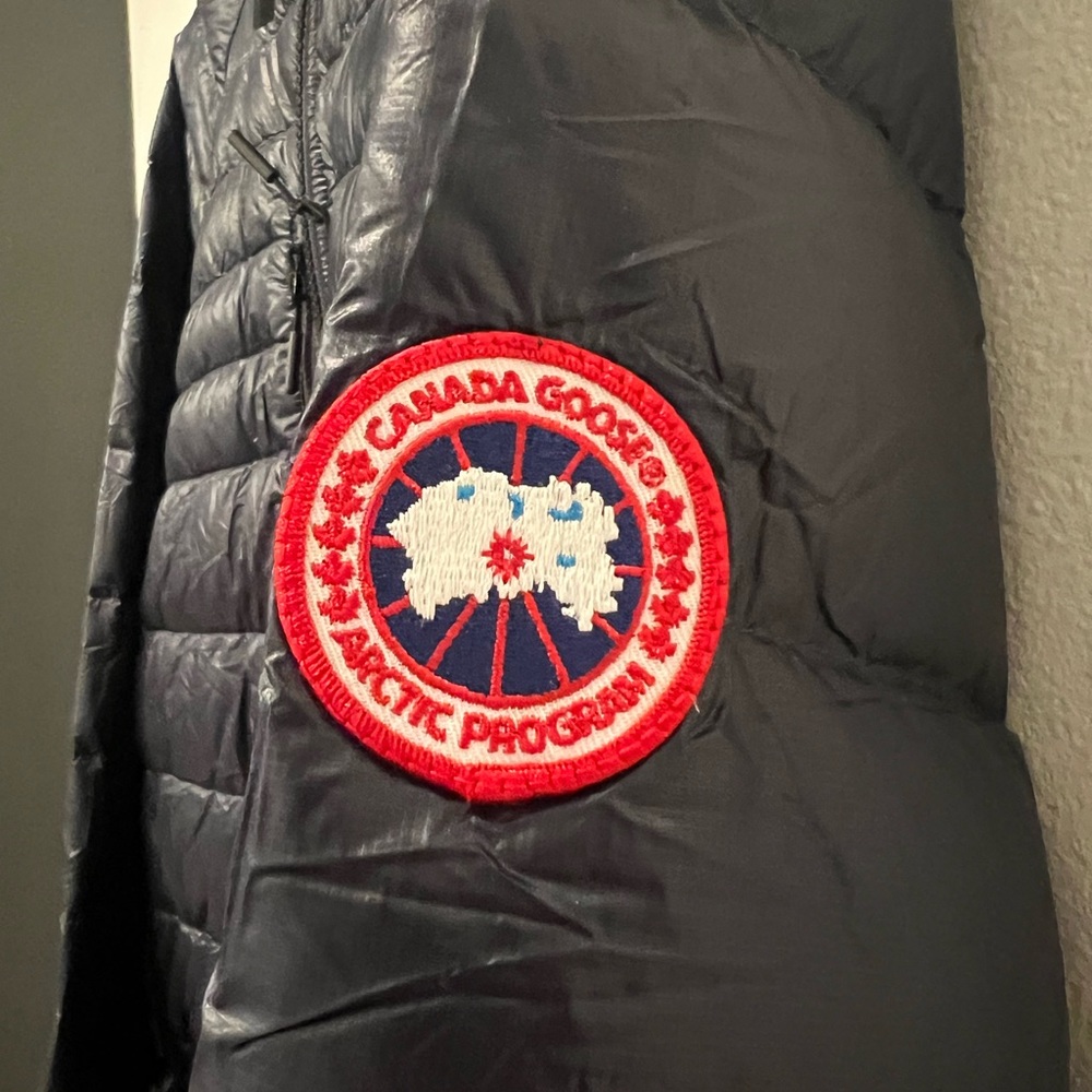 Canada Goose Men’s Hybridge Lite Hoody Atlantic Navy Blue Size 2XL - Picture 3 of 12
